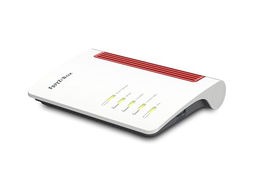 FRITZ!Box 4050 (Wi-Fi 6 Mesh Router, bis zu 2.400 MBit/s (5 GHz) und 600 MBit/s (2,4 GHz), Gigabit-WAN, 3 x Gigabit-LAN, DECT-Basis, USB 2.0)