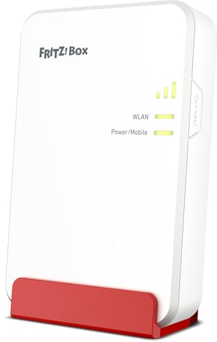 FRITZ!Box 6860 5G (Mobilfunk-Router mit 5G/LTE, Wi-Fi 6, PoE+, spritzwassergeschütztes Gehäuse und DECT-Basis)