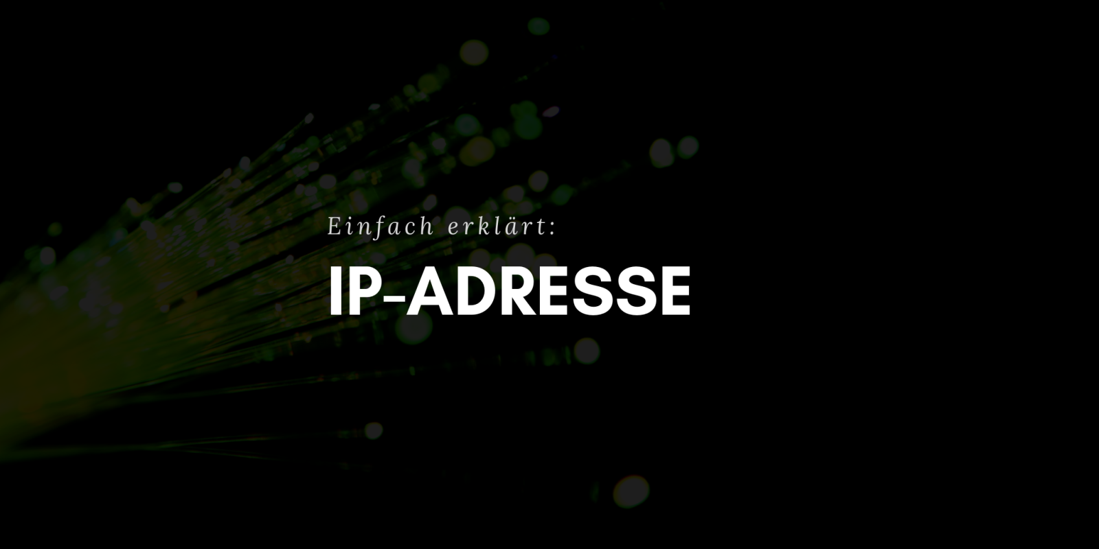 IP-Adresse - Was ist das? Einfach erklärt